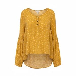 Universal Thread Yellow Floral Blouse